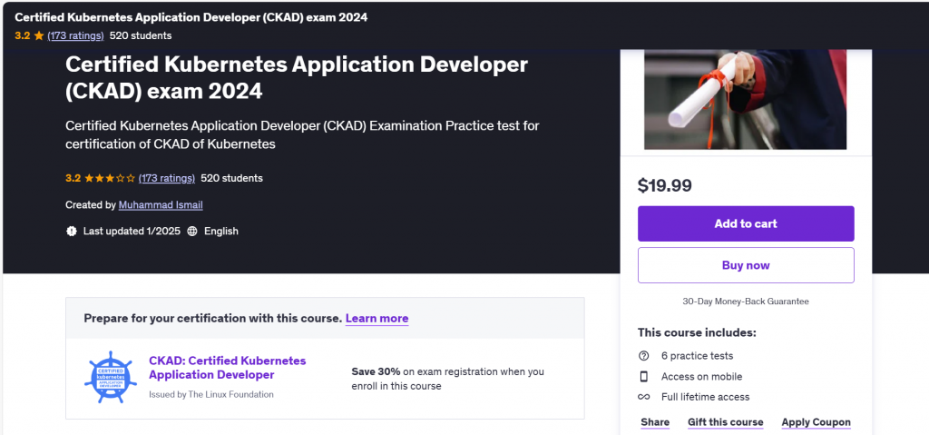 certified kubernetes administrator certification